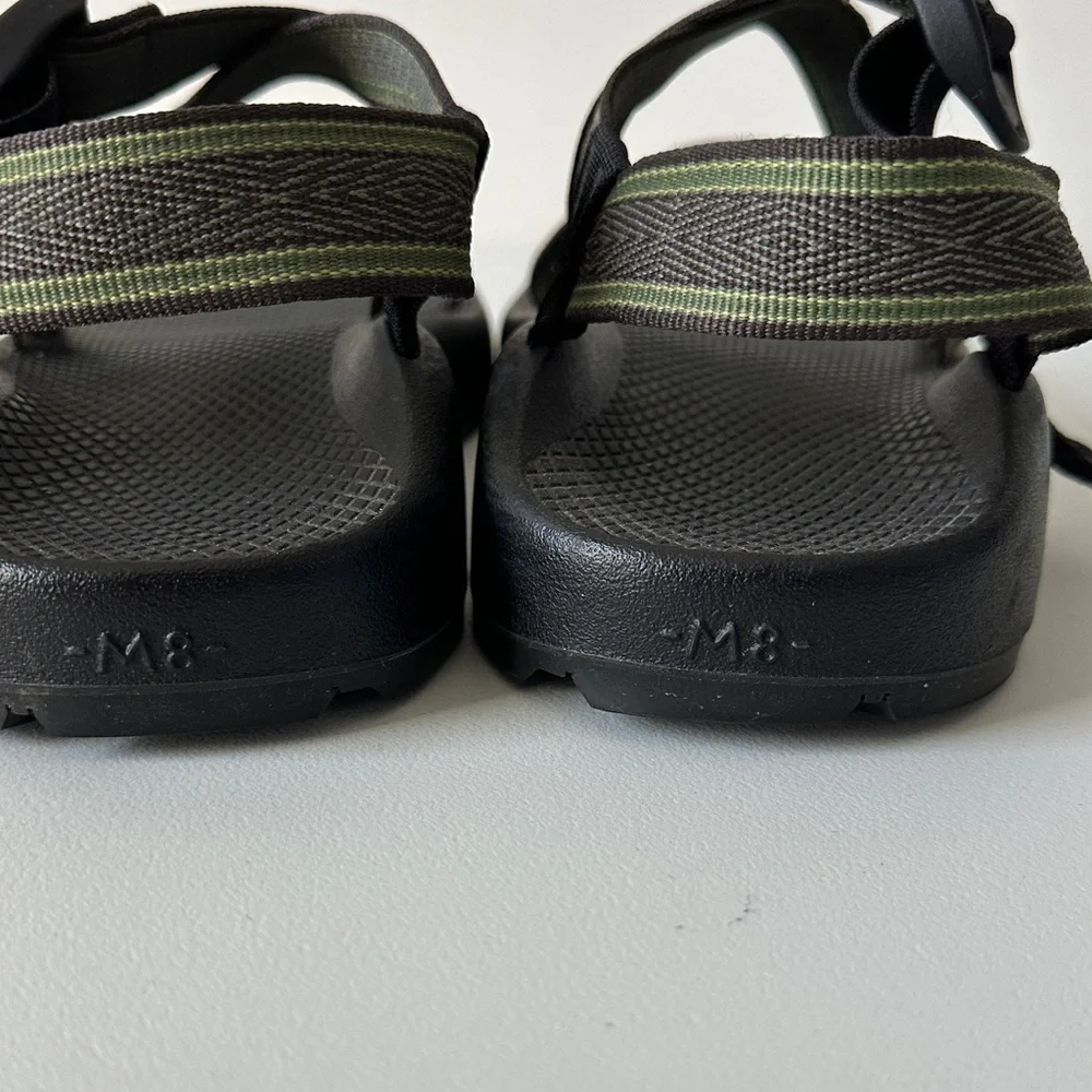 Chaco Black and Olive Strappy Sandals - Picture 3 of 5